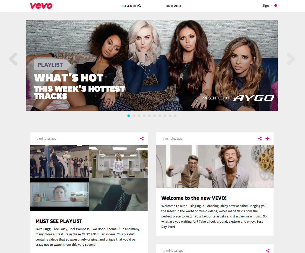 Vevo.com – Music Content
